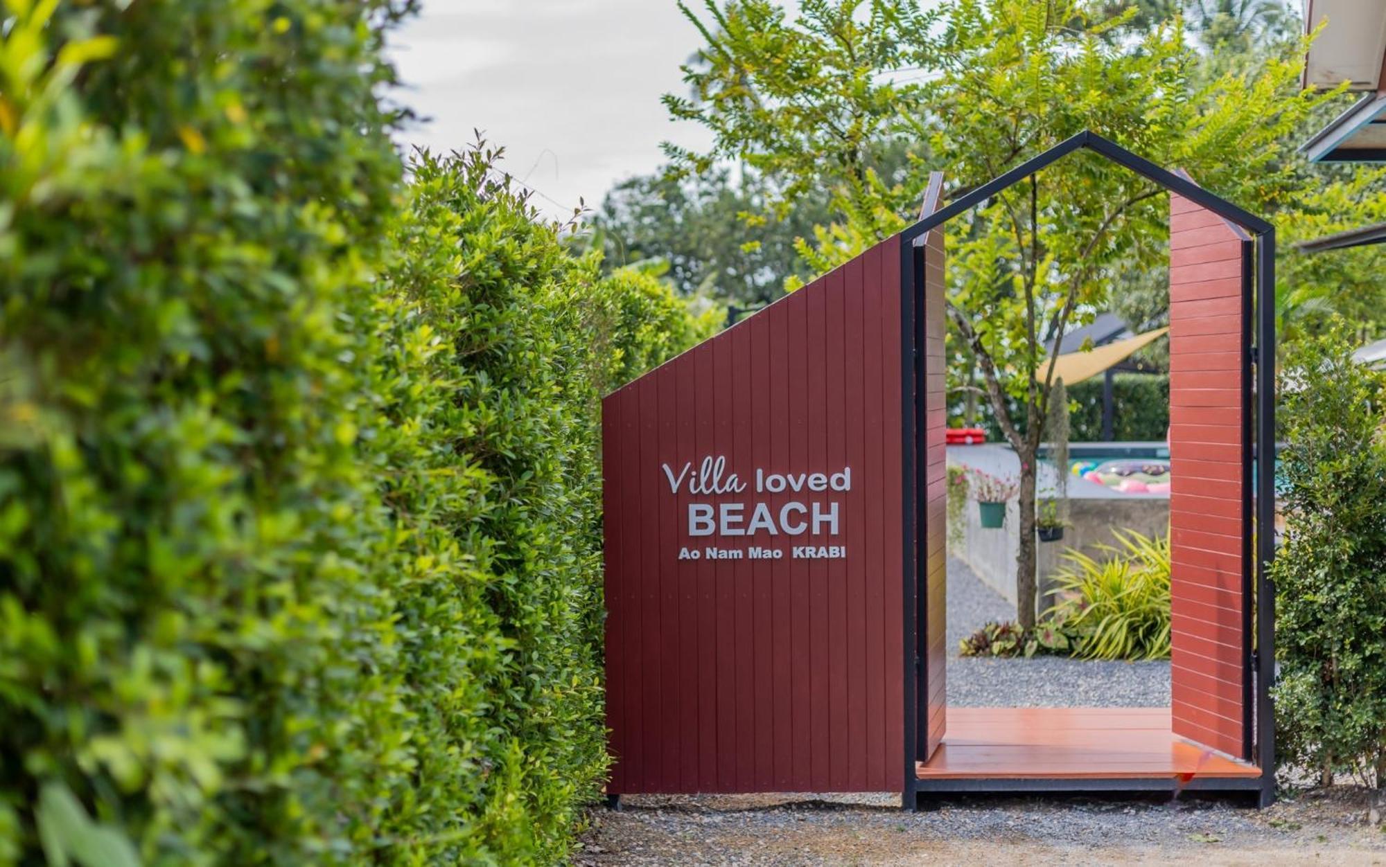 Villa Loved Beach 1 Ao Nam Mao Exteriör bild